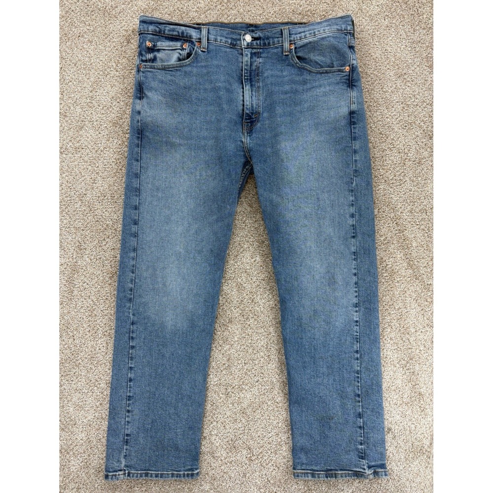 Levi's 505 Jeans Men's 40x30 Blue Medium Wash Flex Denim Regular Straight Leg